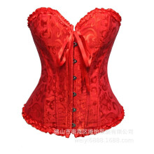 Victorian Corset Belt Embroidered Girdle