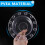 PVC Bath Overflow Drain Cover Bathroom 1 Pack 3