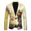 Peak Lapel Ανδρικό Επίσημο Μπουφάν Μπλέιζερ Ανδρικό St Patricks Day3D Ψηφιακή Εκτύπωση 1