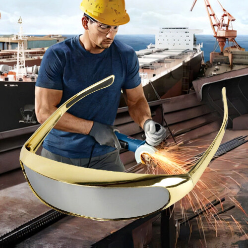 Lasbril Veiligheidsbril Zilver 1 Paar 2