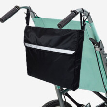 Clearance under $5 Wheelchair Storage Bag, Wheelchair Handrail Bag Wheelchair Storage Bag Accessory Hanging Bag for Most Wheelchair