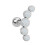 Κρύσταλλο Gem Opal Χόνδρος Helix Tragus Ear Piercing Σκουλαρίκια Stud Κοσμήματα Σώματος-Opal 1