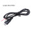 Καλώδιο τροφοδοσίας ανοιχτού άκρου USB C 90 μοιρών/ευθείας κεφαλής 2 ακίδων, 4