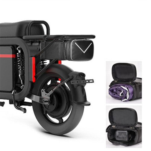 Electric Bicycle PU Waterproof Storage Bag 5L 2