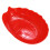 Novelty Leaf Style Plastic Fruit Plate Basket Fruit Bowl Candy Fruit Tray (Red) 1