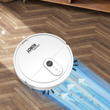 Aspirateur robot et nettoyeur de sols pour la maison, 3 en 1, avec télécommande, compatible avec les sols durs