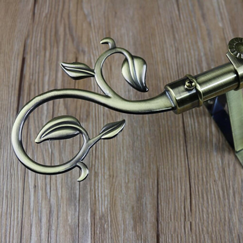 Curtain Pole End Drape Rod Head Window Treatment Hardware for 22mm Bronze 1