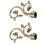 Curtain Pole End Drape Rod Head Window Treatment Hardware for 22mm Bronze 1