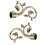 Curtain Pole End Drape Rod Head Window Treatment Hardware for 22mm Bronze 6