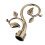 Curtain Pole End Drape Rod Head Window Treatment Hardware for 22mm Bronze 7