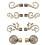 Curtain Pole End Drape Rod Head Window Treatment Hardware for 22mm Bronze 8