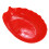 Novelty Leaf Style Plastic Fruit Plate Basket Fruit Bowl Candy Fruit Tray (Red) 3