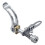 Folding Bicycle Tube Clip for 3Sixty Brompton Silver 3