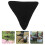 Camping stool portable canvas seat black 1 5
