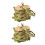 ULTNICE 2 Rolls Cat Tree Leaves Tower Hemp Rope for DIY Handicrafts Projects 1