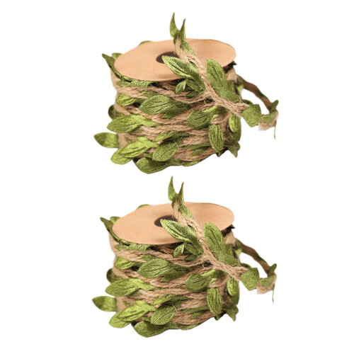 ULTNICE 2 Rolls Cat Tree Leaves Tower Hemp Rope for DIY Handicrafts Projects