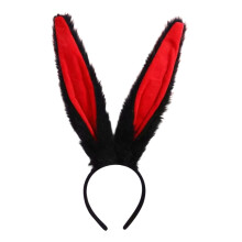 Faux Rabbit Ear Headbands & Hair Clips – Christmas Party Hair Accessories, Festive Holiday Decor, Compatible with Christmas Themes
