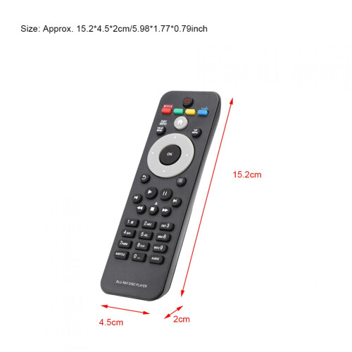 Télécommande pour lecteur Blu-ray, télécommande à gros boutons, compatible avec le modèle RC-2820. 1