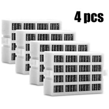 Lot de 4 filtres à air frais de qualité supérieure pour réfrigérateur Whirlpool W10311524 (accessoires)