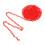 Red Plastic Chain Links for Crowd Control and Safety 5