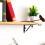 2 Sets Decorative Wall Shelf Brackets Metal Floating Shelving Office Work 4