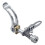 Folding Bicycle Tube Clip for 3Sixty Brompton Silver 1