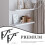 2 Sets Decorative Wall Shelf Brackets Metal Floating Shelving Office Work 8
