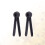 Black ABS Bow String Separator for Archery Use Portable and Practical Compound Bow Accessories 2 Pieces 1
