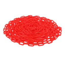 Red Plastic Chain Links for Crowd Control and Safety