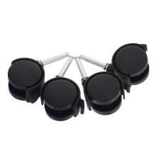 HOMEMAXS 4pcs Office Chair Replacement Wheels Cart Wheels Office Chair Caster Wheel Replacement Chair Wheel Computer Chair Wheel Small Caster Wheels