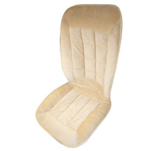 Housse de siège auto chaude et isolante en peluche, housse de protection automatique douce pour les coussins des sièges avant et arrière