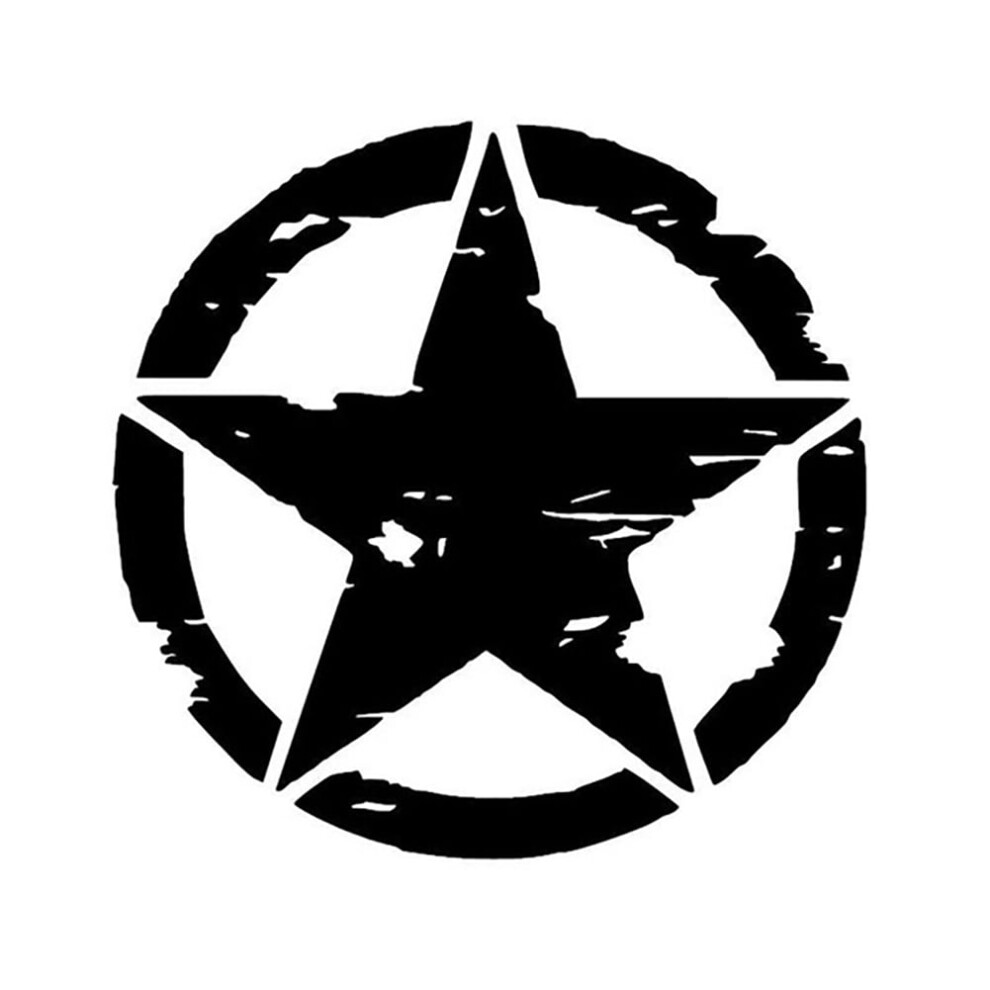 Soumake Circle Star Reflective Car-Styling Vehicle Body Window Decals Sticker Decor Practical 9180435362100