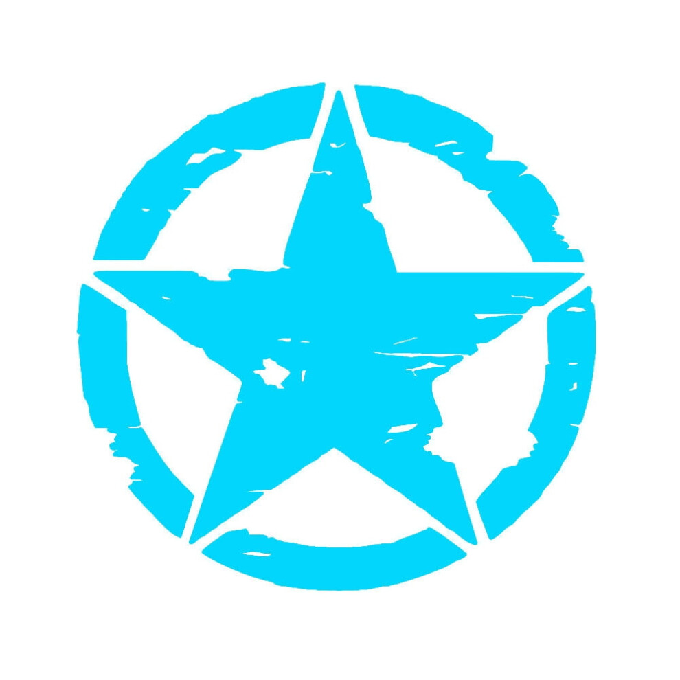 Soumake Circle Star Reflective Car-Styling Vehicle Body Window Decals Sticker Decor Practical 9180435361936