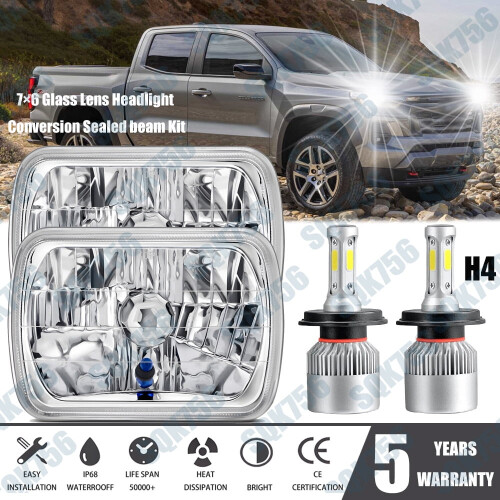 Προβολείς LED 7x6'' 5x7'' με φώτα ημέρας υψηλής-χαμηλής φωτεινότητας για Chevy