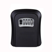 Wall Mounted Outdoor Key Lock Box with Password Combination for Home, Car, and Emergency Entry, Weather-Resistant and Scratch-Proof