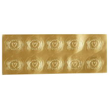 Premium #10 zakelijke enveloppen met V-groef en gouden rand, hoogwaardig papier en gouden stickers voor cheques en professionele post.