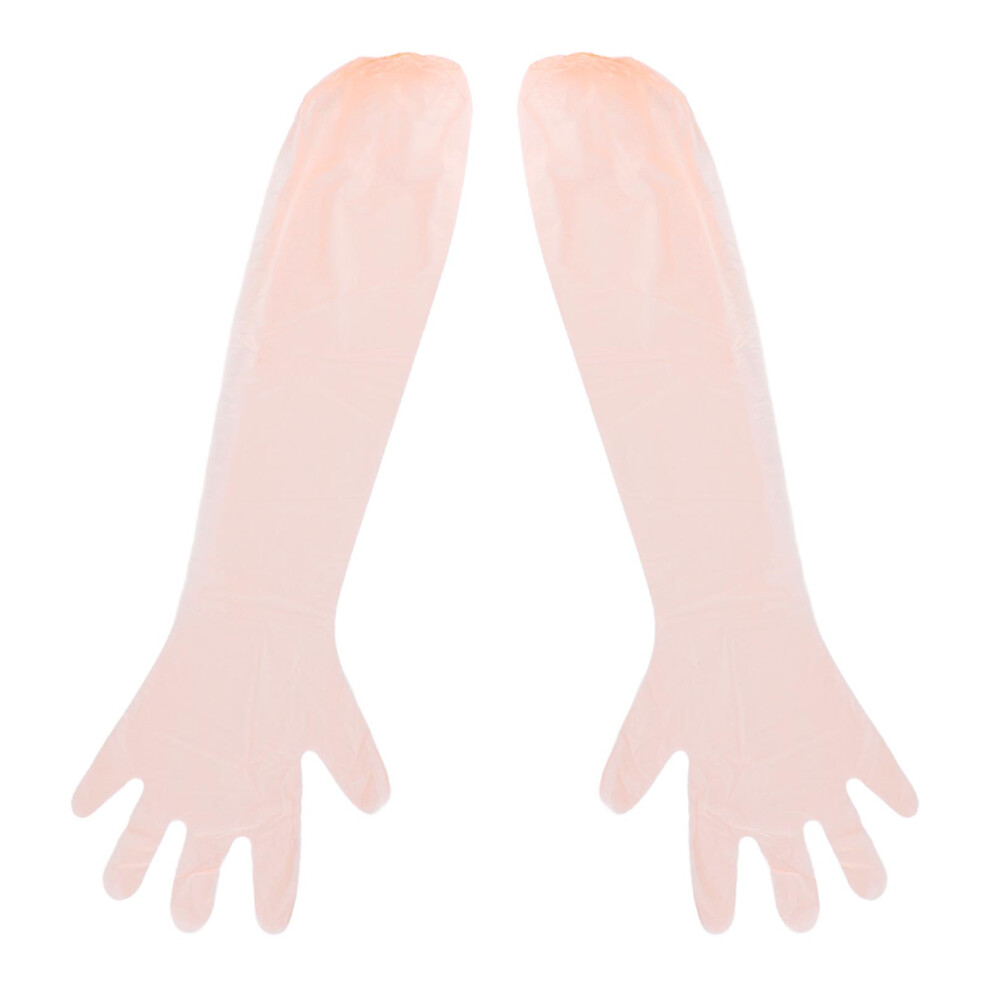 50Pcs 90Cm Eva Disposable Animal Gloves For Breeding & Sanitation 8751387584196