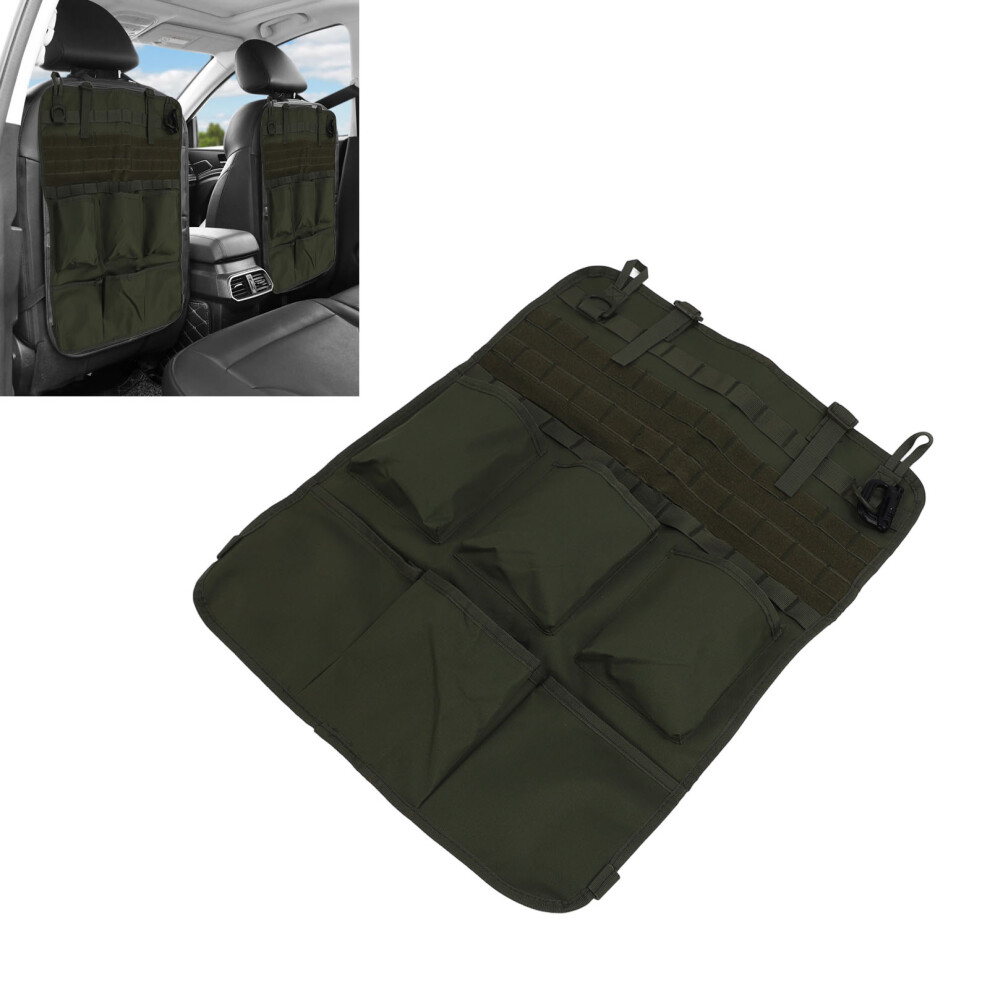 Od Nylon Car Back Seat Storage Bag, Lightweight & Multifunctional Green 7621387584162