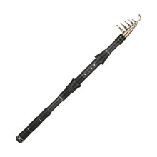 (2.1) Portable Carbon Fiber Spinning Fishing Rod for Travel