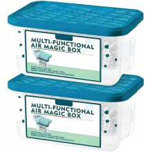 Air Magic Box – Luftreiniger und Staubentferner für kleine Räume, Autos, Schränke (2 Stück), geeignet für den Heimgebrauch
