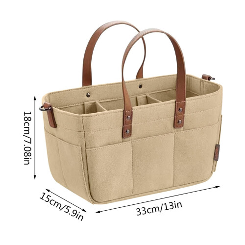 Sac de rangement pliable et portable à plusieurs compartiments 2