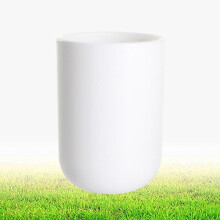 Mug/gobelet en forme de dent en PP blanc style japonais (1 pièce)