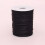 Cordon queue-de-rat en satin de polyester pour la création de bijoux, noir, 2 mm 4