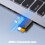 Συσκευή ανάγνωσης καρτών USB2.0 για κάρτες TF MicroSD, Plug-and-Play, 2