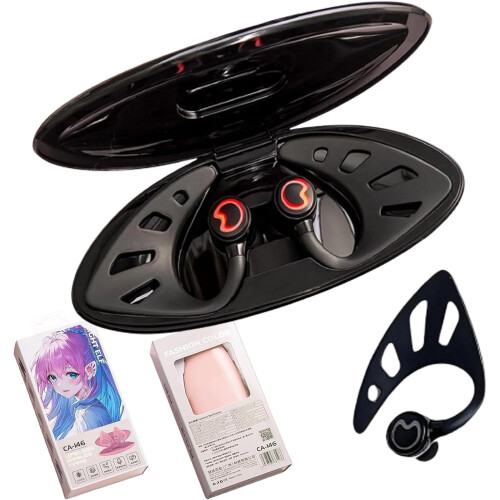 Écouteurs sans fil Elf Ear Bluetooth 5.0 Noir