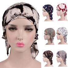 Dameshoofdbedekking: tulband, polyester hoofddoek, bedrukte slaapmuts, haarkapje.