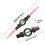 Sabre laser rétractable avec lumière clignotante à 7 couleurs 2