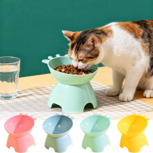 Non-Slip Cat Food Bowls for Indoor Cats & Small Pets, Large Capacity Plastic Bowls, Easy Clean – Compatible with Indoor Cats