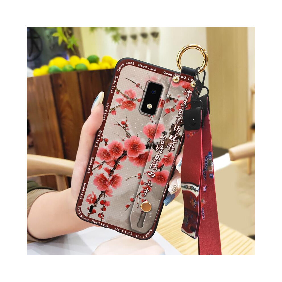 Blu View4 Phone Case With Ring Holder, Kickstand, Lanyard & Wrist Strap Â Silicone, Anti-Dust, Dirt-Resistant, Shockproof, Chinese Style, For Mom & 9493189666234
