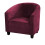 Housse de fauteuil en velours extensible 1